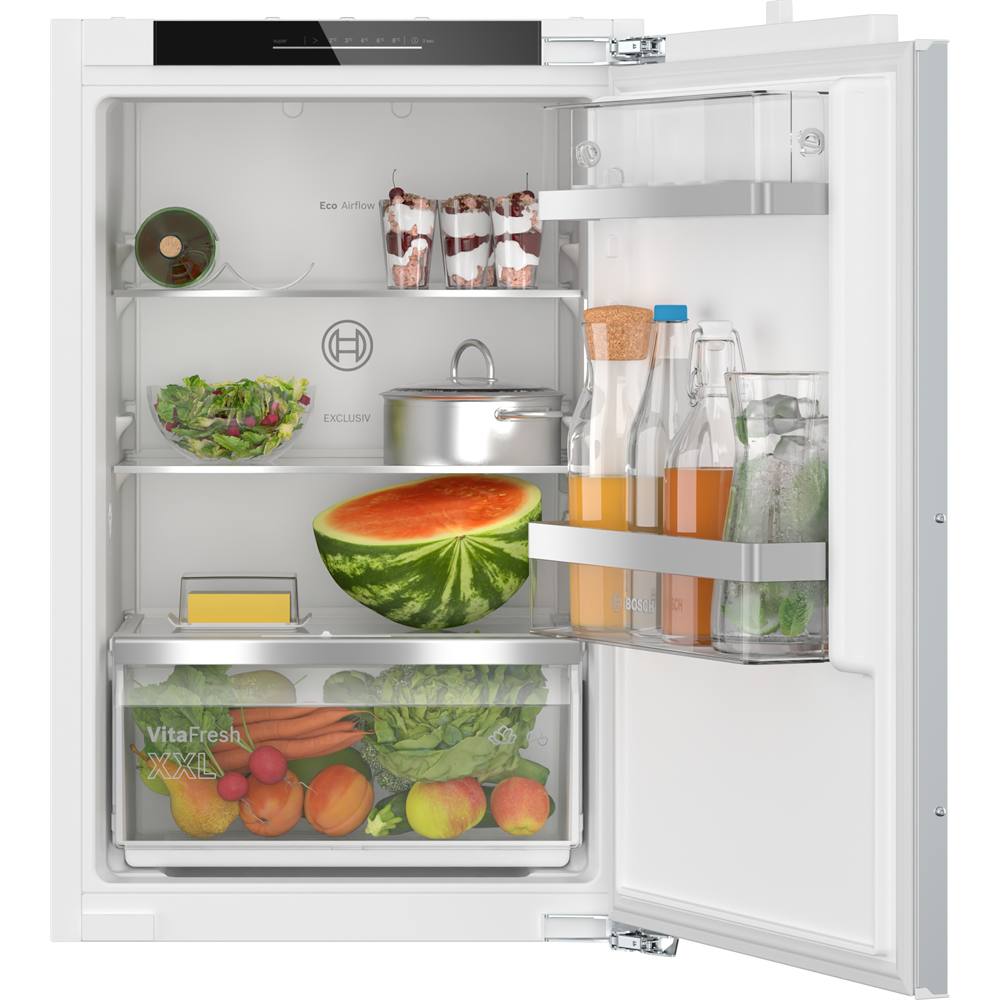 KIR21EDD1 Serie 6, Einbau-Kühlschrank, 88 x 56 cm, Flachscharnier mit Softeinzug